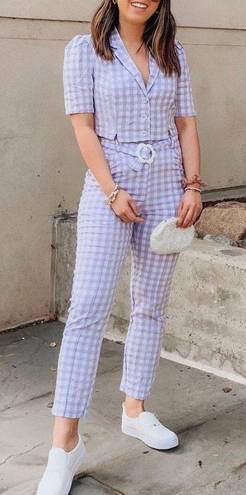 Urban Outfitters Purple Gingham Set