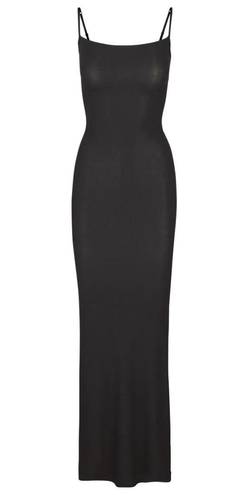 SKIMS long slip dress - Black