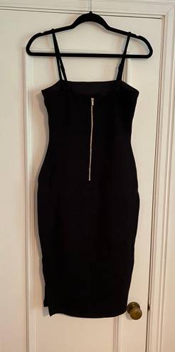 Lulus Paulina Black Bodycon Midi Dress