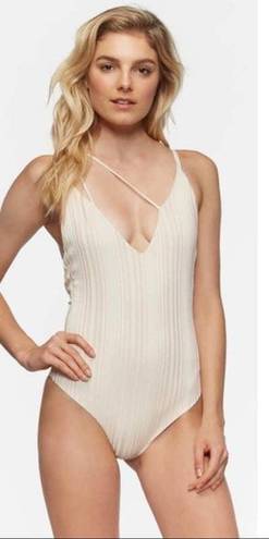 Tavik swim Coppola One Piece - Tapioca Slinky Ribbed - Small