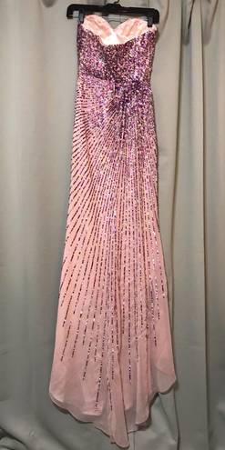 Cinderella Divine Pastel Pink w/ Rainbow Sequins Gown