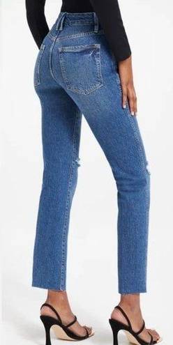 Good American  Good Curve Straight Jeans in BLUE527 in Size 2