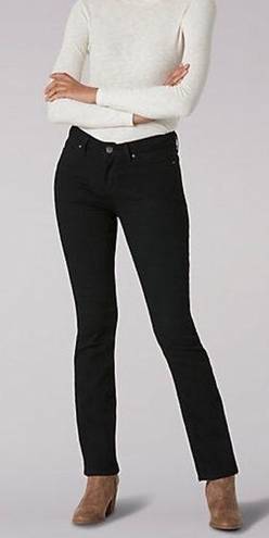 Lee  Reg Fit Bootcut Mid-Rise Jeans in Black, Size 18M