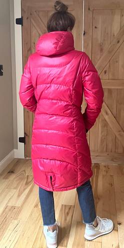 Lole Long Pink Puffer Jacket