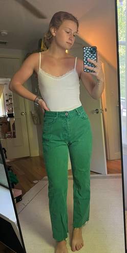 ZARA Green  Jeans