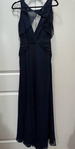 Badgley Mischka  Navy Blue Petunia Gown Size 6 US $795