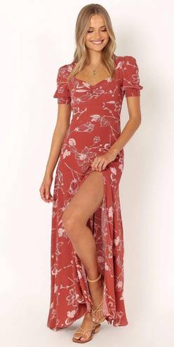 Petal and Pup  Franklin Maxi Dress in Rust Size 6 NWT