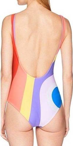 Mara Hoffman NWT  Swin Mia One Piece Printed Swimsuit Rainbow Multi Small