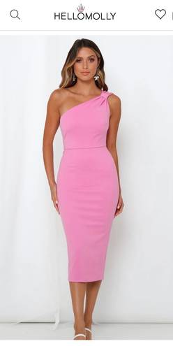 Hello Molly Pink Bodycon Dress