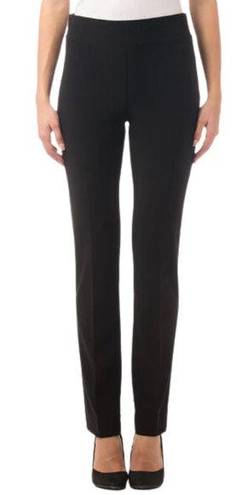 Joseph Ribkoff  Black Classic Pull On Pants Slit Back High Waist Women's 6