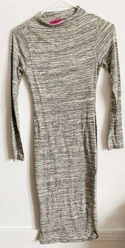 Pookie & Sebastian  • Grey Spacedye Bodycon Dress