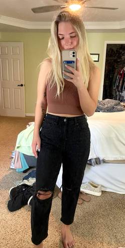 American Eagle Outfitters Black Mom Jeans