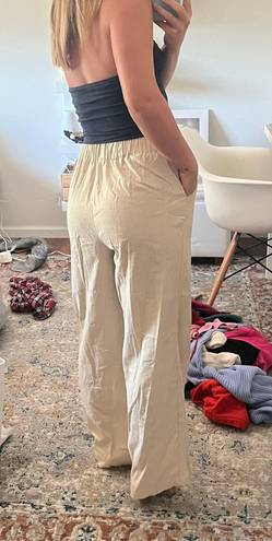 Linen Pants Tan