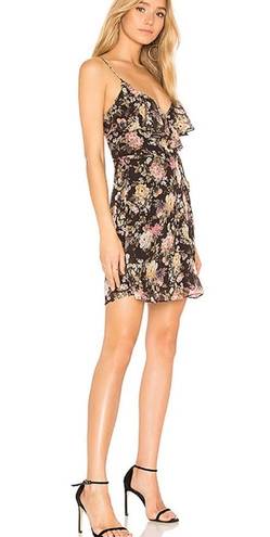 Bailey 44 Revolve Object Of Desire Winter Floral Ruffle Mini Dress Small