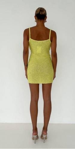 Rumored Yellow Palm Beach Mini Dress Size XS