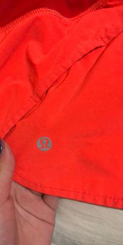 Lululemon orange/pink shorts 4(xs)