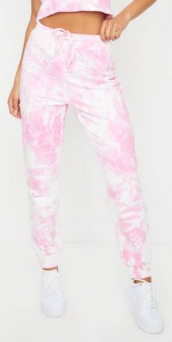 Pretty Little Thing  Pink Tie Dye Joggers 