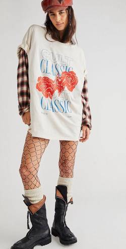 Free People Girl Dangerous Cult Classic Graphic Tee