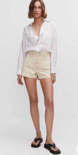 Mango Denim Shorts With Pockets