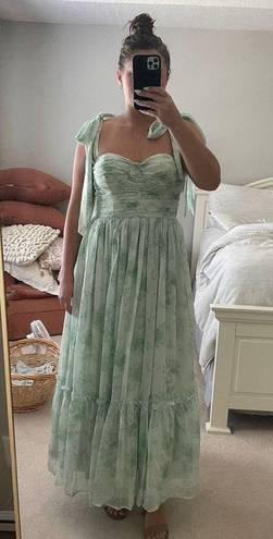 Seaside Belle Midi Dress Green Size M