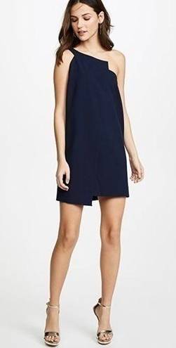 Michelle Mason  One Shoulder Shift Dress