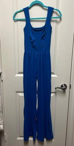 Free People Movement FP Movement Good Karma Flared Onesie in “MidAtlantic“ M/L