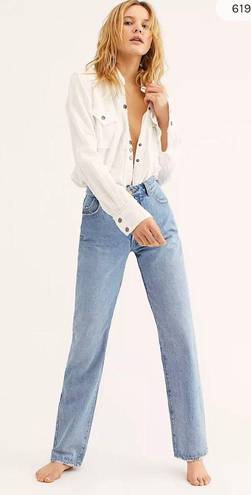 Rolla's High Waisted Straight Jeans