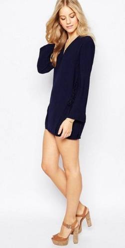 Finders Keepers  Fly Away Tie Side Mini Dress in Navy by ASOS