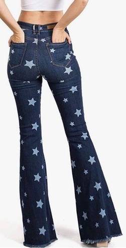 Cello NWT  Stars High Waisted Flare Jeans