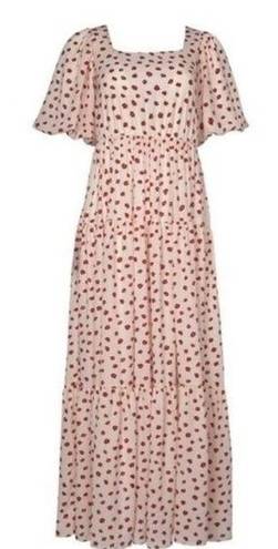 Daisy SISTER JANE UK Red Floral  Tiered Maxi Dress Size L