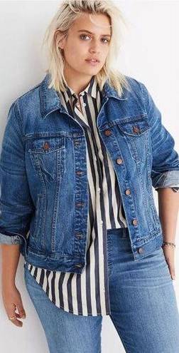 Madewell NEW  The Jean Jacket in Pinter Wash, 3X