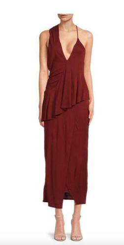 Reiss  Xena Cocktail Dress Dark Red Womens 10