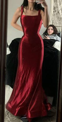 Faviana Red Prom Dress