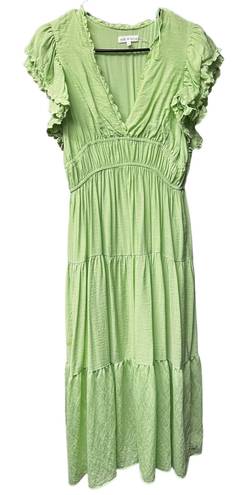 Green maxi dress Size M