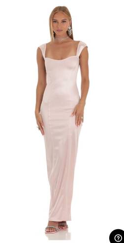 Lucy in the Sky Satin Maxi Dress