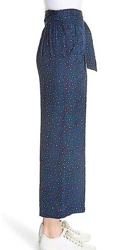 Rebecca Taylor  Speckled Dot Silk Jacquard Pants