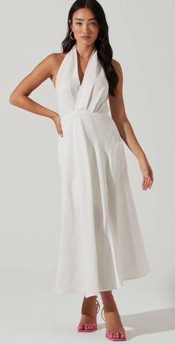 ASTR White MIDI Dress