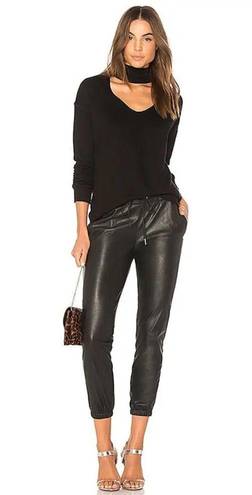 n:philanthropy Scarlett Faux Leather Jogger Pants In Black