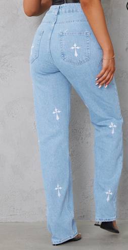 Pretty Little Thing PLT Straight Jeans