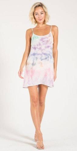 n:philanthropy  Willa Slip Dress in Groovy Blues Tie Dye X-Small