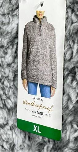 Weatherproof  Vintage Pullover Fuzzy Jacket nwt