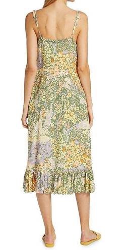 Rails Yellow Adelyn Floral Midi Dress