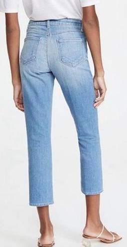 L'Agence L’AGANCE Nadia High Rise Straight Leg Crop Jeans