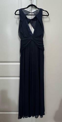 Badgley Mischka  Navy Blue Petunia Gown Size 6 US $795