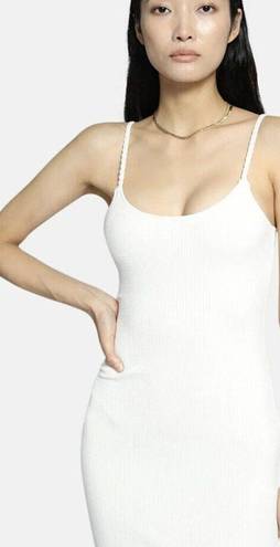 The Range  Dress Size Medium White NWT Alloy Rib Braided Midi Casual Comfort