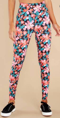 Beach Riot Piper Fiery Plumeria Legging