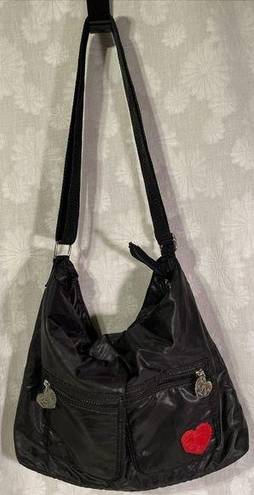 DKNY My NY  Black Nylon Purse Handbag Tote Nice Condition