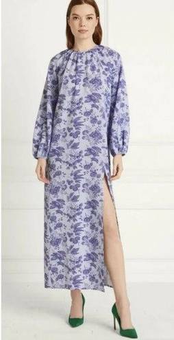 Hill House  The Simone Dress Lilac Tonal Floral Purple Size M NWT