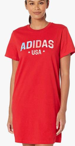 Adidas Americana Tee Dress Sz M.