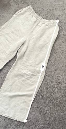 H&M Beige Linen Pants